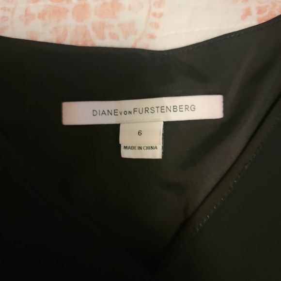 Diane Von Furstenberg 'Bevin' Ruched Sleeveless Little Black Dress - Picture 6 of 13